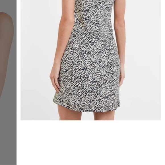 Leopard Cowl Neck Slip Dress MIDI NWT size small women's cocktail prom outfit - Picture 6 of 8